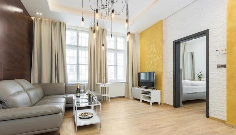Luxury Apartment On Wenceslas Square プラハ エクステリア 写真